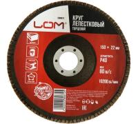 Круг Лепестковый Торцевой d 150*22,2 зерно №40