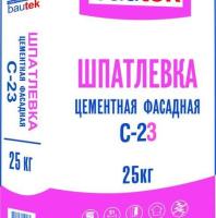 Шпатлевка цементная BAUTEK Фасадная С-23, 25кг