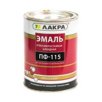 Эмаль ПФ-115 Коричневая 1 кг Лакра