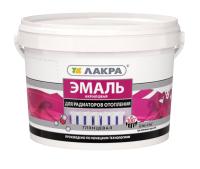 Эмаль Лакра акрил д/радиаторов Белая глянец 2,4 кг